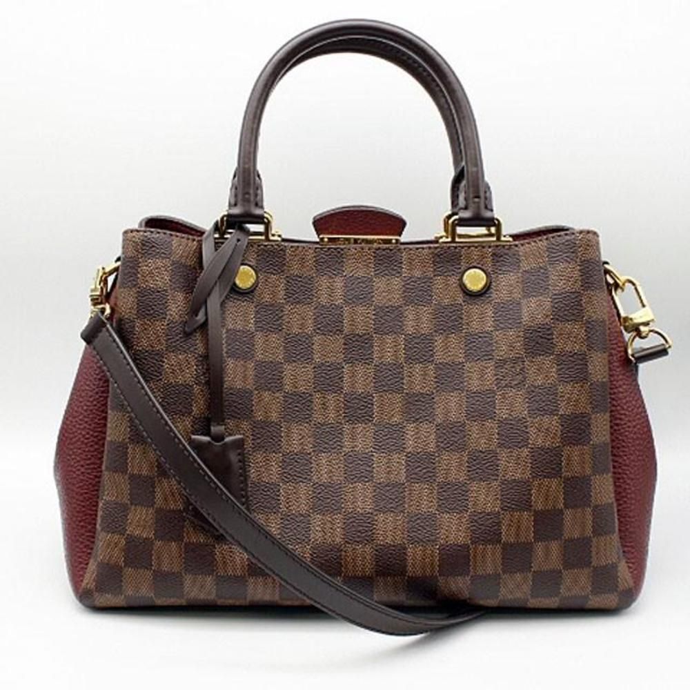 Louis Vuitton Damier Brittany Nube Bordeaux Shoulder Bag